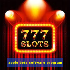 apple beta software program